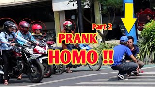 PRANK !! HOMO PART 2 DI PEREMPATAN.  ANJIRRR // PRANK INDONESIA //KEDIRI