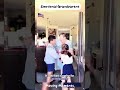 beautiful reunion. grandpa surprise moment emotional