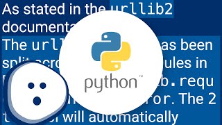Import error: No module name urllib2