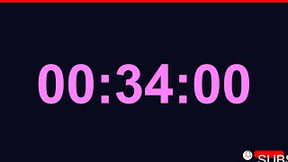 34 Minute Timer - 2040 Second Countdown Timer