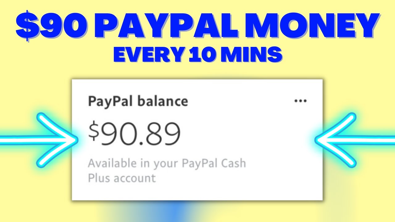 Earn $90 In FREE PAYPAL MONEY Every 10 Minutes! (Make PayPal Money ...