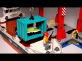 lego city 60422 seaside harbor with cargo ship speed build