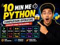 👉 Python Comparison Operators in 10 Minutes 😱 | Complete Beginner Guide 🔥