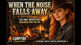 When the Noise Falls Away | Official Lyric Video | Campfire Conversation Original Song