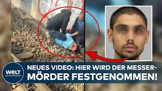 ASCHAFFENBURG: Augenzeugenvideo zeigt Festnahme des Messer-Angreifers - Scharfe Kritik an Behörden