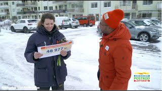 Putte chockar vinnare i Storvreta - Postkodlotteriet