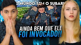 REACT EM CASAL - E se o Subaru nunca tivesse sido invocado ? (Mundo Real & Mundo de Re:Zero)