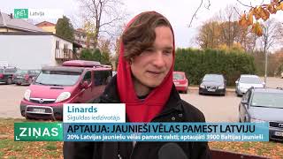 ReTV: Pētījums: katrs ceturtais jaunietis Latvijā vēlas pamest valsti