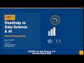 DAY 1 Morning Session: Roadmap to Data Science & AI | Python Programming