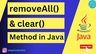 Java Collection clear() and removeAll() Methods Explained with Examples