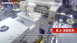 KJ 302A DTF Printer in 2024 Shanghai Apppexpo Exhibition