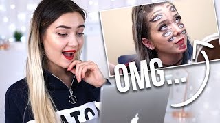 JENNA MARBLES FOLLOWED MY DOUBLE VISION MAKEUP LOOK...