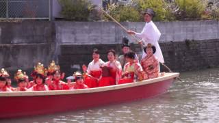 柳川雛祭り　水上パレード　その５　２０１７・３・１９