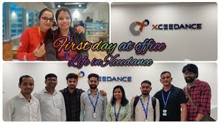 ऑफिस का पहला दिन (2022 में) | First Day in Office (Of 2022) | Farewell in Xceedance India - MNC life