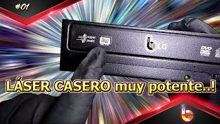 ✔️ How to get a very powerful #LASERCASERO from a DVD reader unit ≋ 01 ≋ @BELLONETS