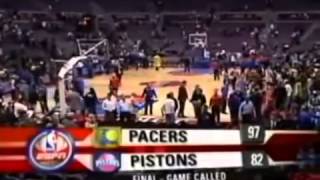 Malice at the Palace - Pistons vs Pacers - November 19, 2004