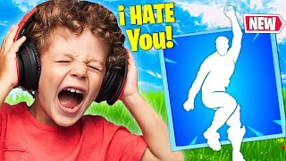 Trolling ANGRY Kid With *NEW* Lil Whip Emote!