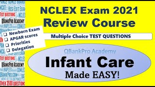 NCLEX 2021 | NCLEX Questions and Answers | INFANT CARE for NCLEX RN and NCLEX PN | QBankPro