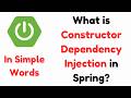What is Constructor Dependency Injection in Spring?