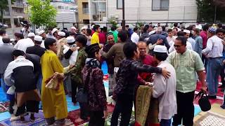 Eid al-Fitr Prayer in Sapporo, Japan (6 July 2016)