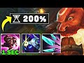 1 SECOND E GRAGAS??? Perma Stunning everyone with 200 Ability Haste is Ridiculous..