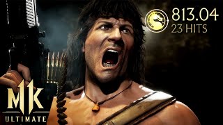 Rambo Combos - Mortal Kombat 11: Ultimate (All Variations)