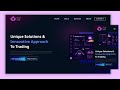 Creating Responsive Trading website template using HTML CSS & JavaScript