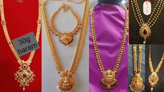 Gold haram designs under 40grams with contact details #goldharam