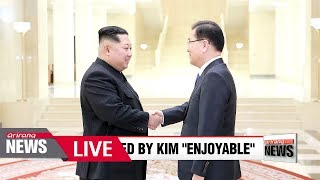 [LIVE/ARIRANG NEWS] S. Korean president's special envoys treated to Kim Jong-un hosted dinner...