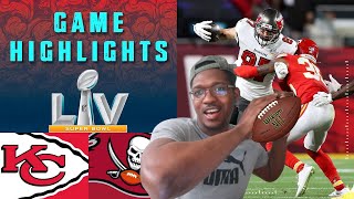 Chiefs vs. Buccaneers | Super Bowl LV Game Highlights | REACTION