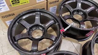 ส่งล้อกันค่ะล้อ Rays Volkracing TE37 18x9+0 6-139.7 สี MM by Nsports 0876667777