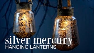 Silver Mercury Hanging Lanterns