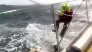 Derry~Londonderry~Doire successfully recovers man overboard during Clipper Race