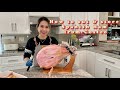 Cut and store Spanish Ham from Costco 分解保存Costco整只火腿