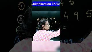 How to multiply with 9, 99, 999, 9999 | 9 Multiplication trick | Zero Math- #shorts #mathstricks