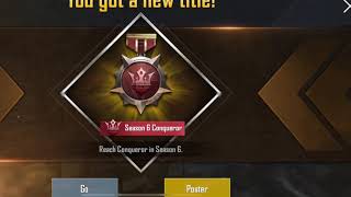 Season  6 conqueror crate!!