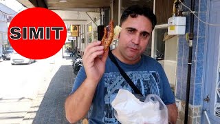 Simit review / How to make simit / Gevrek / Turkish bagel / Turkish street food simit