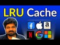 LRU Cache: 146 - interview question @ google, apple, amazon, meta, microsoft