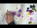 easy painting purple flowers for beginners real time einfach malen blumen für anfänger v412