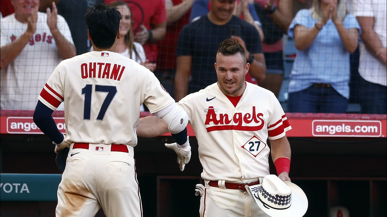 GOATS Go Back-to-back!! Mike Trout And Shohei Ohtani Hit Back-to-back ...