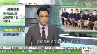 無綫00:30 新聞報道 TVB News｜2022年6月10日｜本港增674宗確診 當局發現兩宗二次感染個案認為屬少數｜中國及新加坡同意恢復聯合軍演魏鳳和將晤李顯龍｜海關及機場保安合作培育八隻幼犬