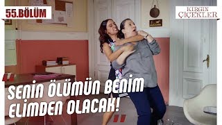 Neriman’ı boğmaya çalışan Nazan! - Kırgın Çiçekler 55.Bölüm