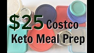 Costco Keto Meal Prep For The Week $25 ⭐ Ketogenic Meal Prep Keto Budget