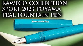 New Fountain Pen Releases of Appelboom: Kaweco Collection Sport 2023 Toyama Teal Fountain Pen