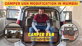 Camper van building in Mumbai | Amazing Modification of Chevrolet Enjoy | CONTACT 8369020184