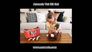 Asweets Vet Kit Set, playhouse toys, fun game for babies.