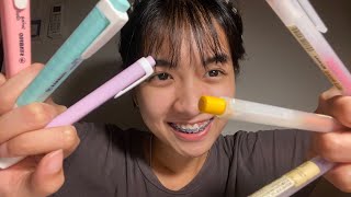 ASMR Test eyes 👀 fast💨 ทดสอบสายตาแบบเร็วว่าสีอะไรบ้าง🖍️🌈🎨