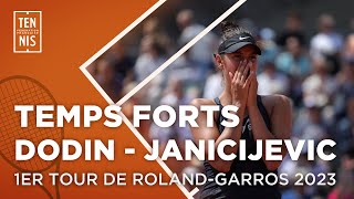 Oceane Dodin vs Selena Janicijevic - Temps Forts | Roland-Garros 2023 | FFT