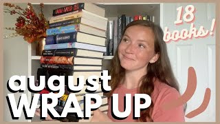 August Reading Wrap Up 2020 // I read 18 books in a month!