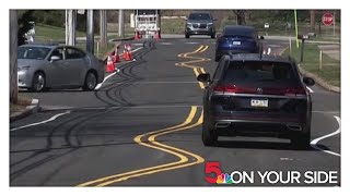 Squiggly road design causes confusion for Pennsylvania drivers